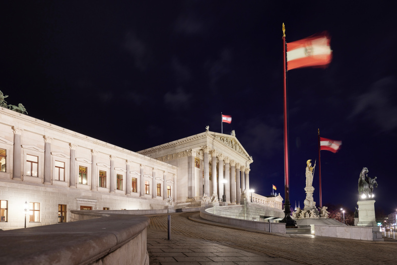 Parlamentsgebäude - Nachtaufnahmen