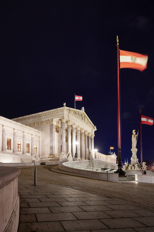 Parlamentsgebäude - Nachtaufnahmen