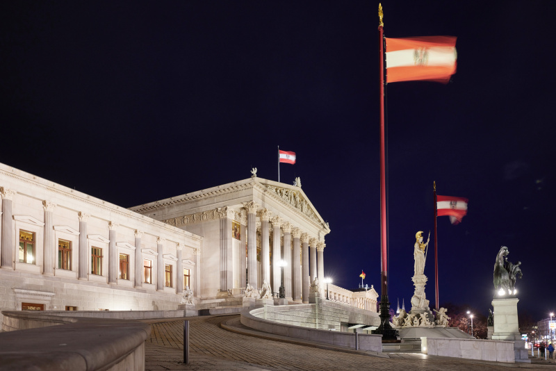 Parlamentsgebäude - Nachtaufnahmen