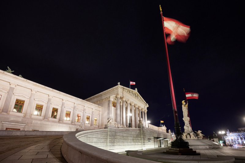 Parlamentsgebäude - Nachtaufnahmen