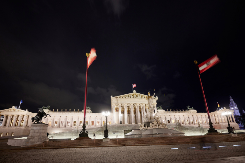 Parlamentsgebäude - Nachtaufnahmen