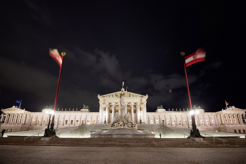 Parlamentsgebäude - Nachtaufnahmen