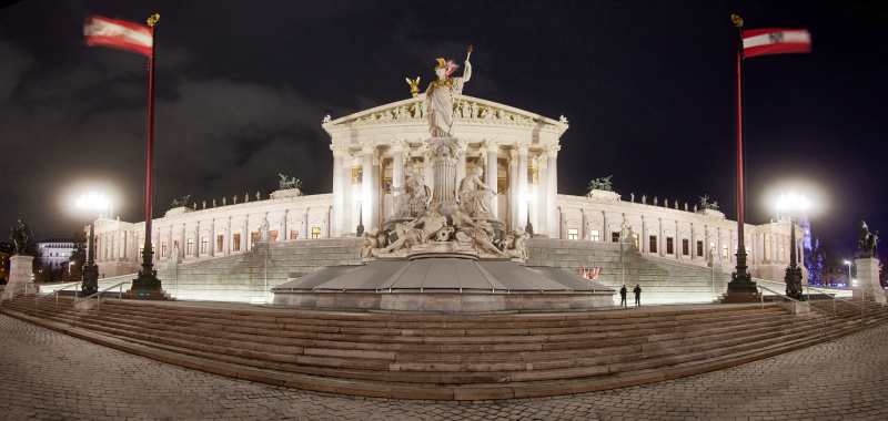 Parlamentsgebäude - Nachtaufnahmen