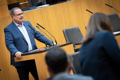 Nationalratsabgeordneter Dietmar Keck (SPÖ) am Rednerpult