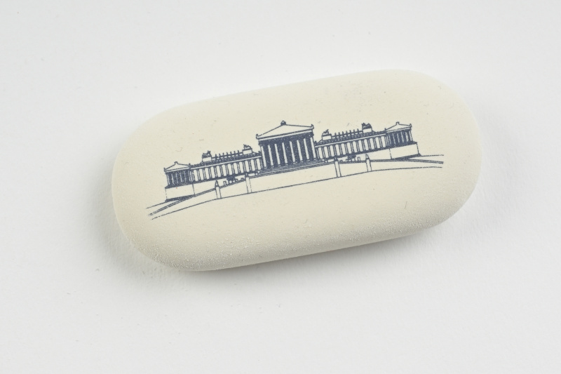 Radiergummi mit Parlamentssilhouette (Aufdruck) 