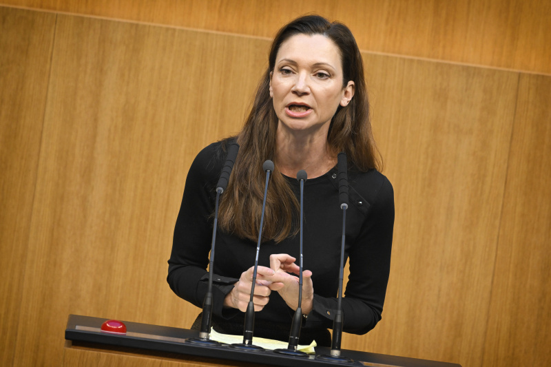 Am Rednerpult: Nationalratsabgeordnete Susanne Fürst (FPÖ)