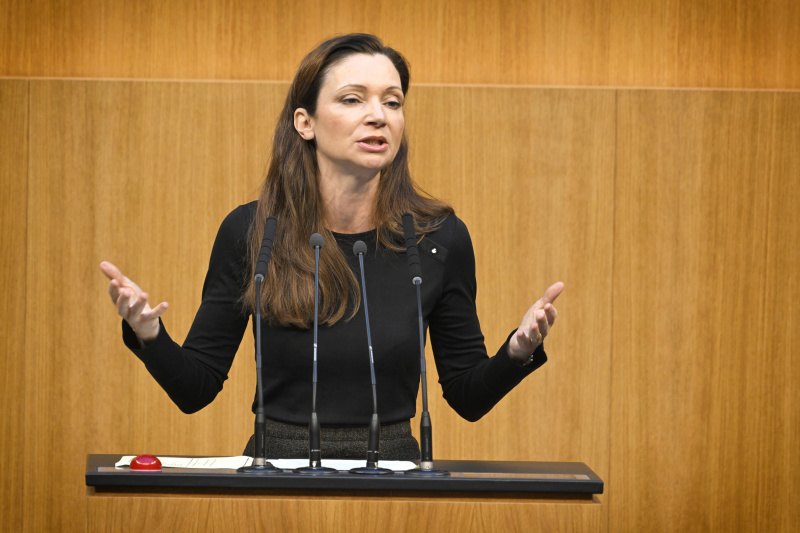 Am Rednerpult: Nationalratsabgeordnete Susanne Fürst (FPÖ)