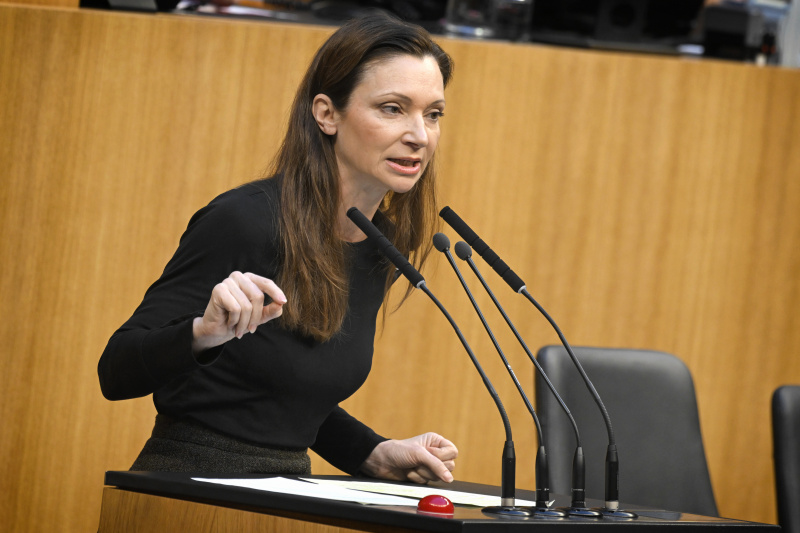 Am Rednerpult: Nationalratsabgeordnete Susanne Fürst (FPÖ)