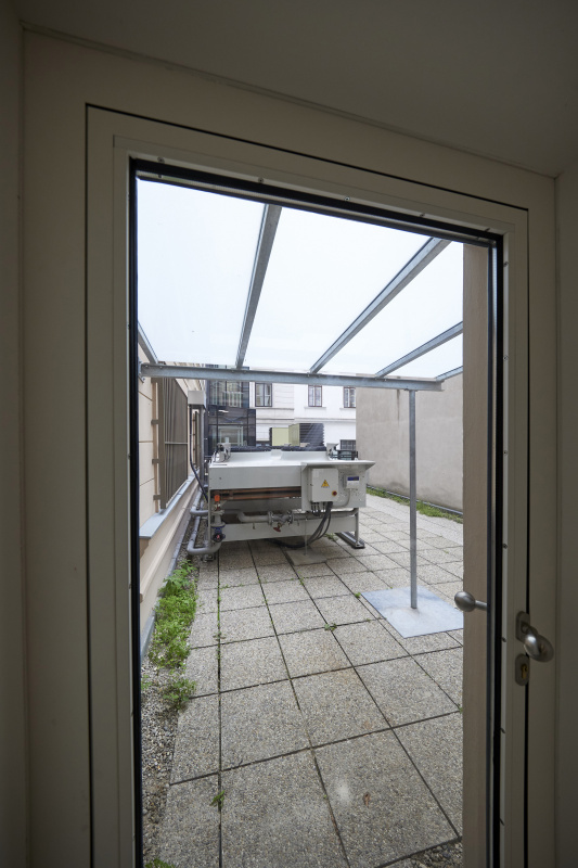 Terrasse im Innenhof