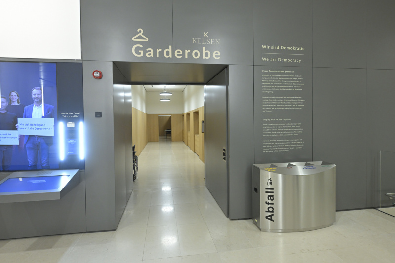 Zugang zur Garderobe