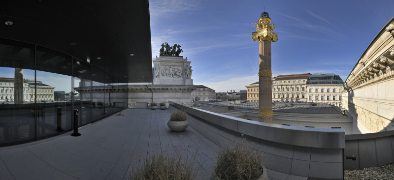 Justizpalast-Terrasse