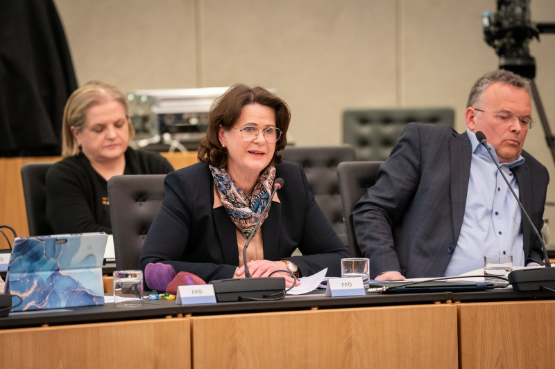 Nationalratsabgeordnete Edith Mühlberghuber (FPÖ) am Wort