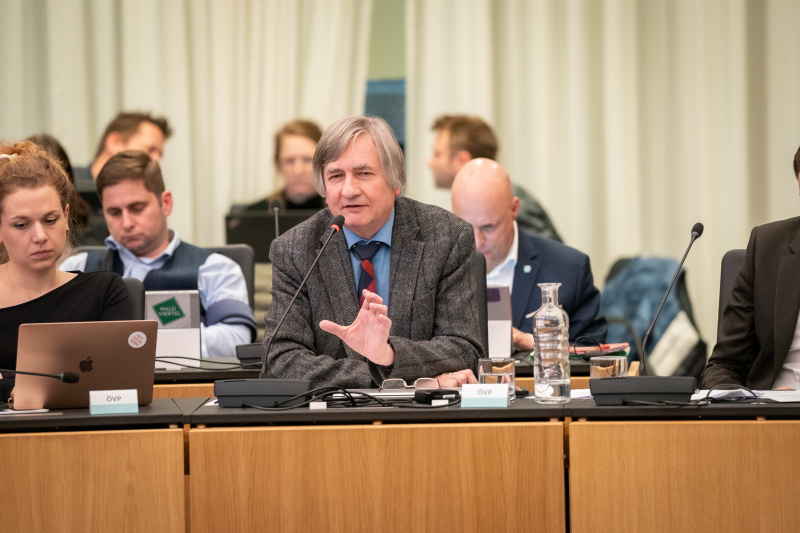 Nationalratsabgeordneter Josef Smolle (ÖVP) am Wort