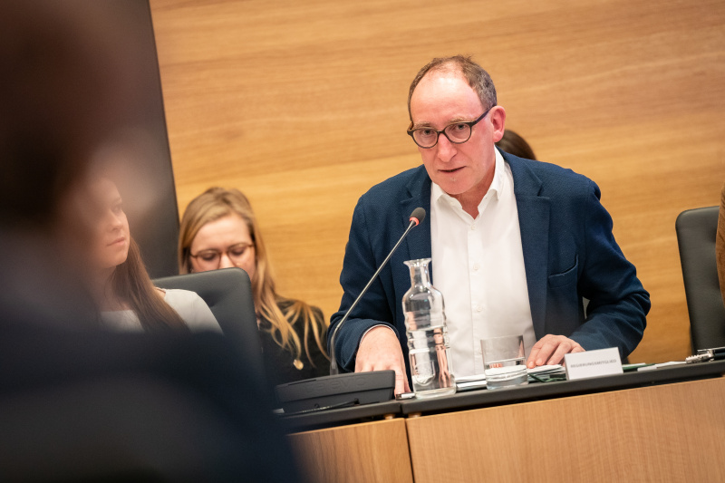 Gesundheitsminister Johannes Rauch (GRÜNE) am Wort