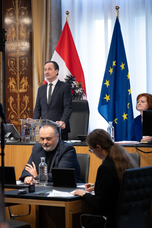 Antrittsrede von Bundesratspräsident Günter Kovacs (SPÖ) am Präsidium