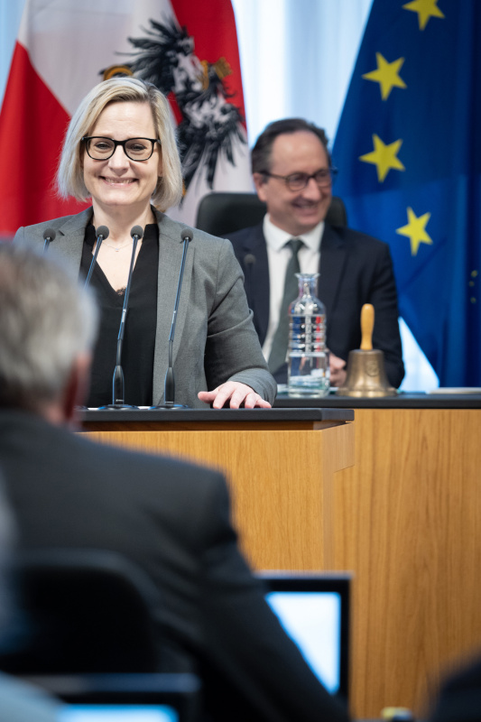 Bundesrätin Sandra Gerdenitsch (SPÖ) am Redner:innenpult