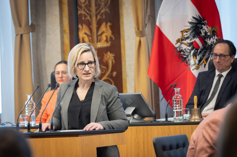Bundesrätin Sandra Gerdenitsch (SPÖ) am Redner:innenpult