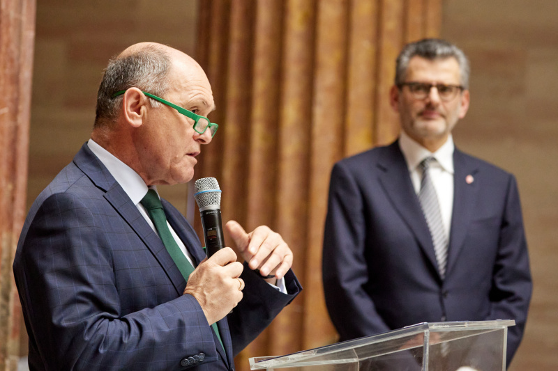 Begrüßung durch Nationalratspräsident Wolfgang Sobotka (ÖVP)
