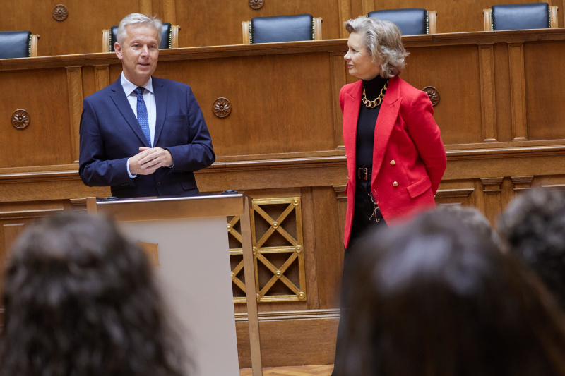 Begrüßung durch Nationalratsabgeordneten Reinhold Lopatka (ÖVP)