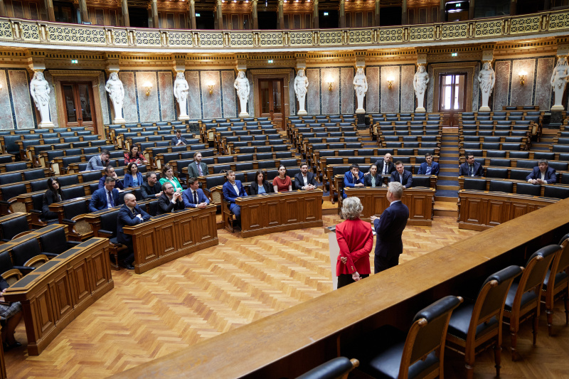 Begrüßung durch Nationalratsabgeordneten Reinhold Lopatka (ÖVP)