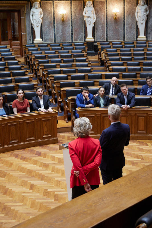 Begrüßung durch Nationalratsabgeordneten Reinhold Lopatka (ÖVP)