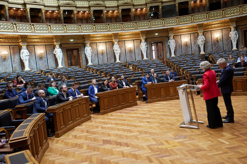 Begrüßung durch Präsidentin der Parlamentarischen Versammlung der OSZE Margareta Cederfelt