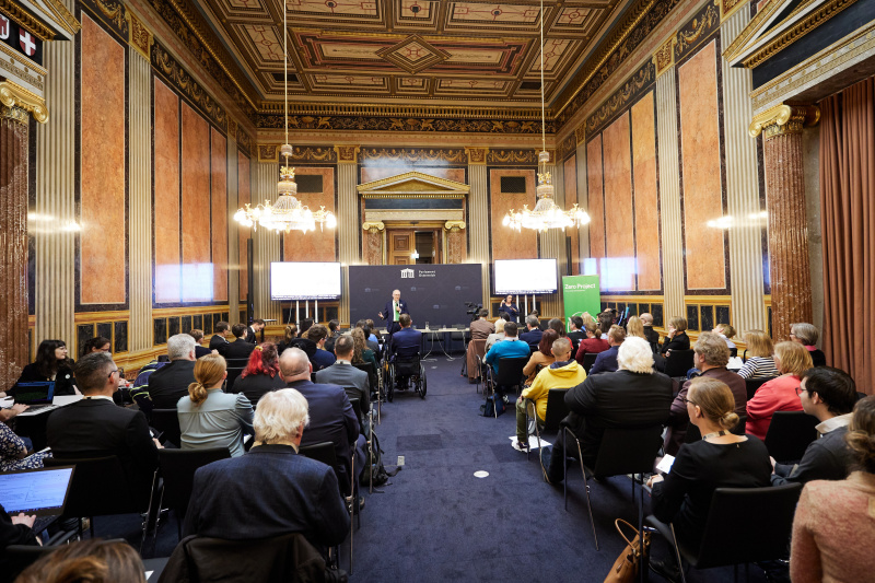 Begrüßung von Gründer und Initiator Zero Project Martin Essl