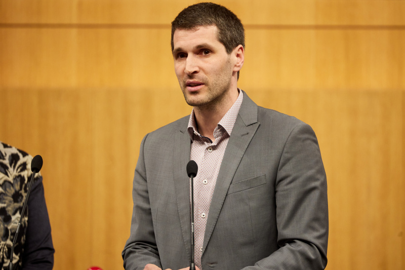 Einstiegsgespräch. Nationalratsabgeordneter Lukas Hammer (GRÜNE)