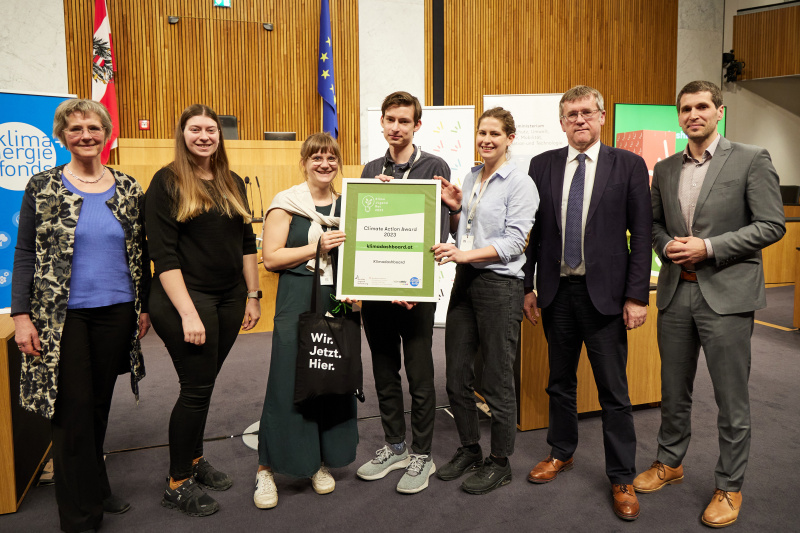 Überreichung der Climate Action Awards 2023