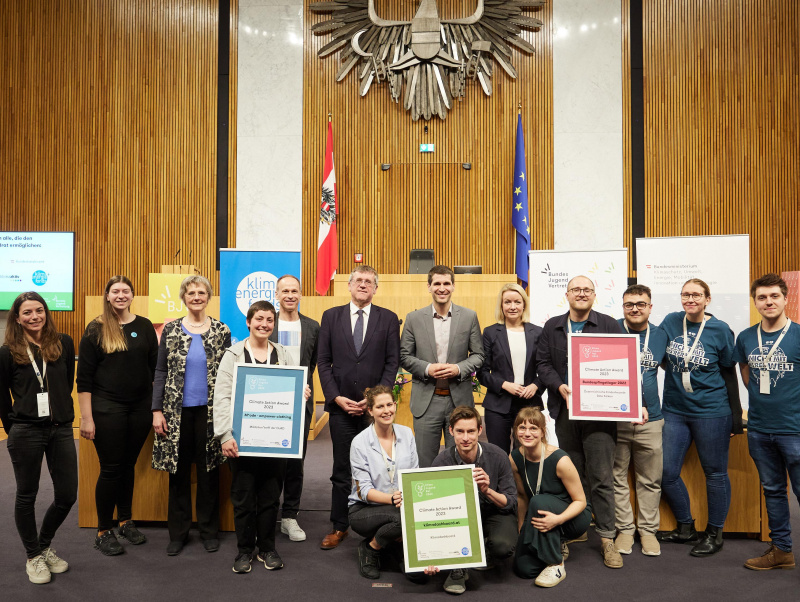 Überreichung der Climate Action Awards 2023