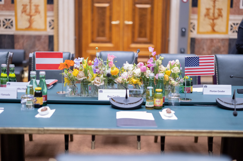 Bilaterales Gespräch mit dem US Delegationsleiter Senator Ben Cardin