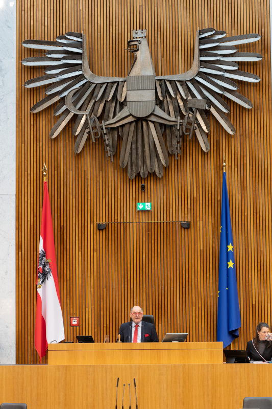 Nationalratspräsident Wolfgang Sobotka (ÖVP) am Präsidium