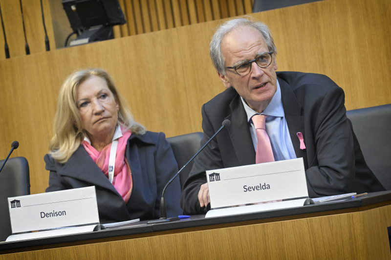 Von links: Ursula Denison, Präsident der Österreichischen Krebshilfe Paul Sevelda