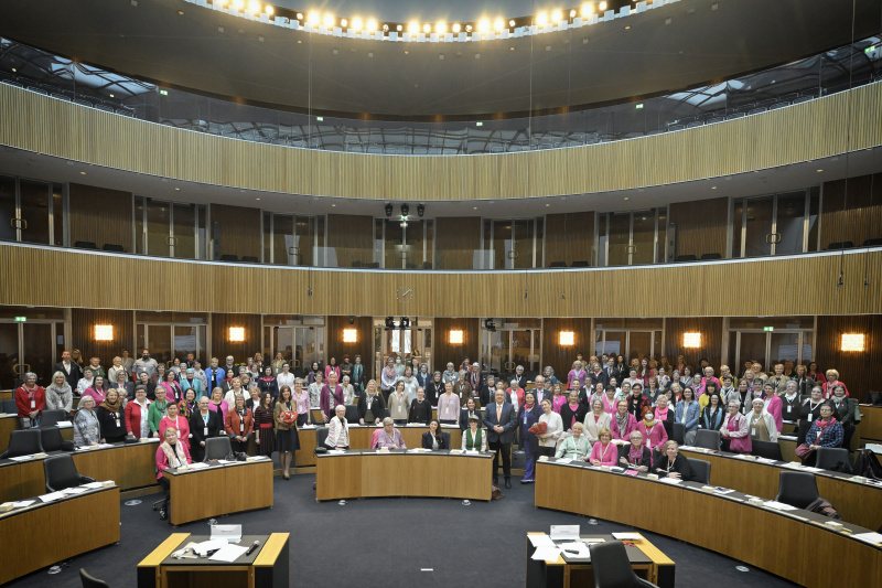 Gruppenfoto mit den Teilnehmerinnen