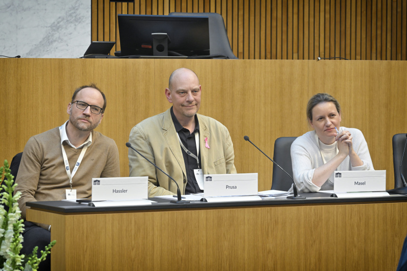 Von links: Marco Hassler, Jochen Prusa, Eva Masel