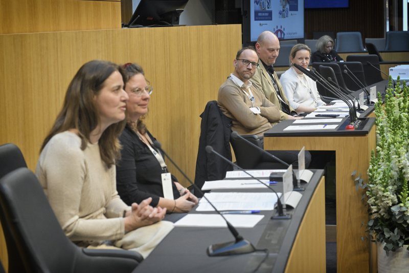 Von links: Karin Richter, Carmen Mucha, Marco Hassler, Jochen Prusa, Eva Masel