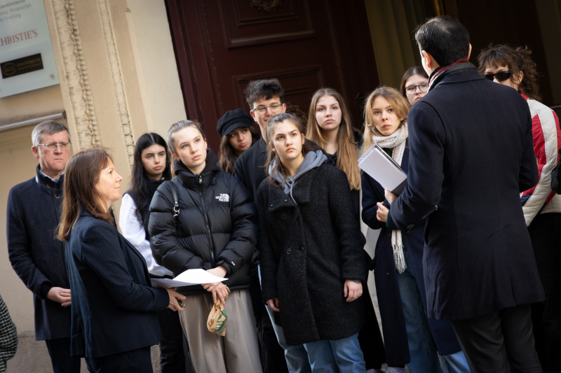 Racheli Kreisberg - Enkelin von Simon Wiesenthal und Schüler:innen