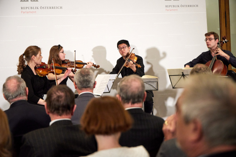 Musikalische Umrahmung durch das Ineo-Qartett