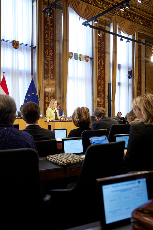 Fragestunde an Integrationsministerin Susanne Raab (ÖVP)