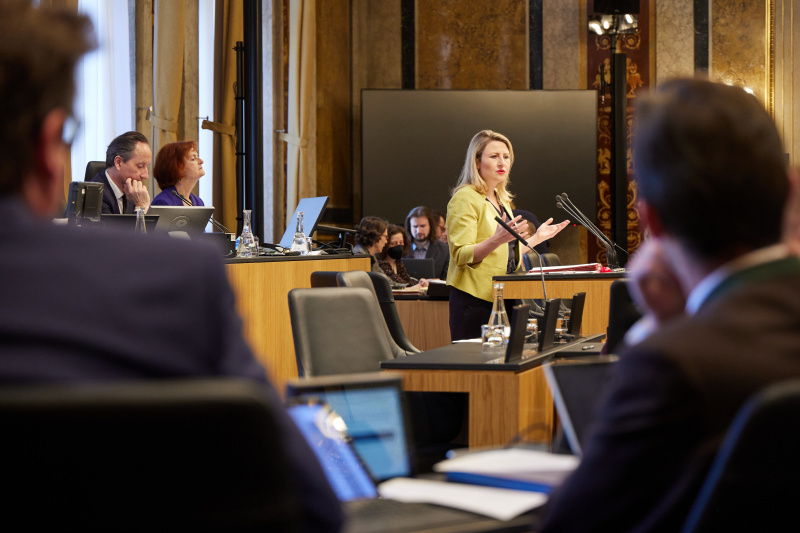 Fragestunde an Integrationsministerin Susanne Raab (ÖVP)