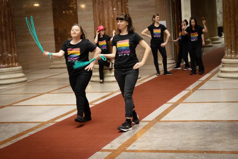 Tanzmodenschau des Vereins „Ich bin OK“