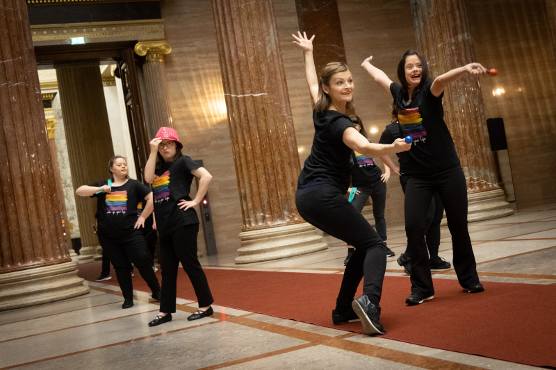 Tanzmodenschau des Vereins „Ich bin OK“
