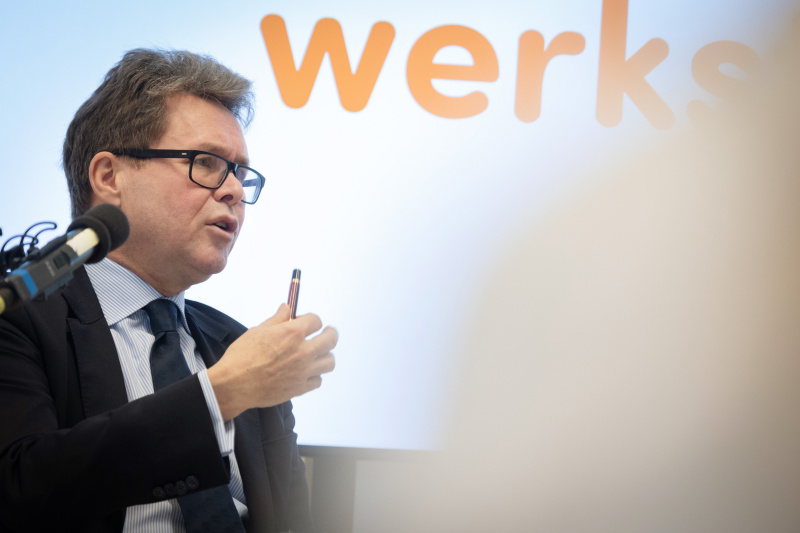 Unterrichtsminister Martin Polaschek im Gespräch