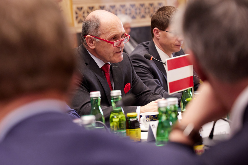 Arbeitsgespräch. Nationalratspräsident Wolfgang Sobotka (ÖVP)