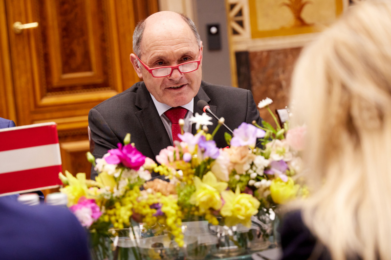 Arbeitsgespräch. Nationalratspräsident Wolfgang Sobotka (ÖVP)