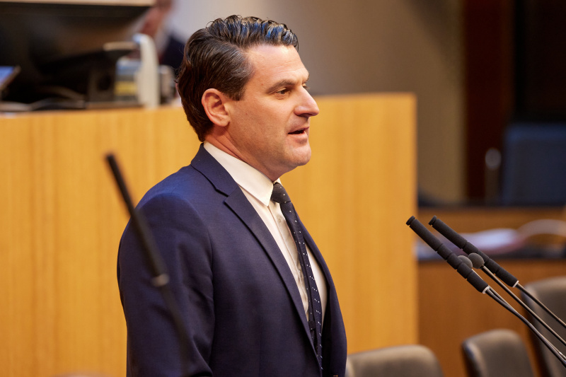 Am Rednerpult Nationalratsabgeordneter Christoph Zarits (ÖVP)