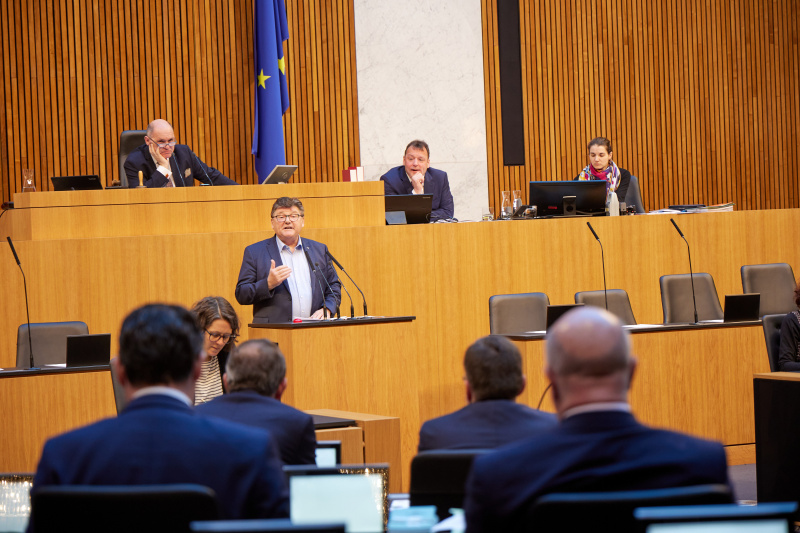 Am Rednerpult Nationalratsabgeordneter Rainer Wimmer (SPÖ)
