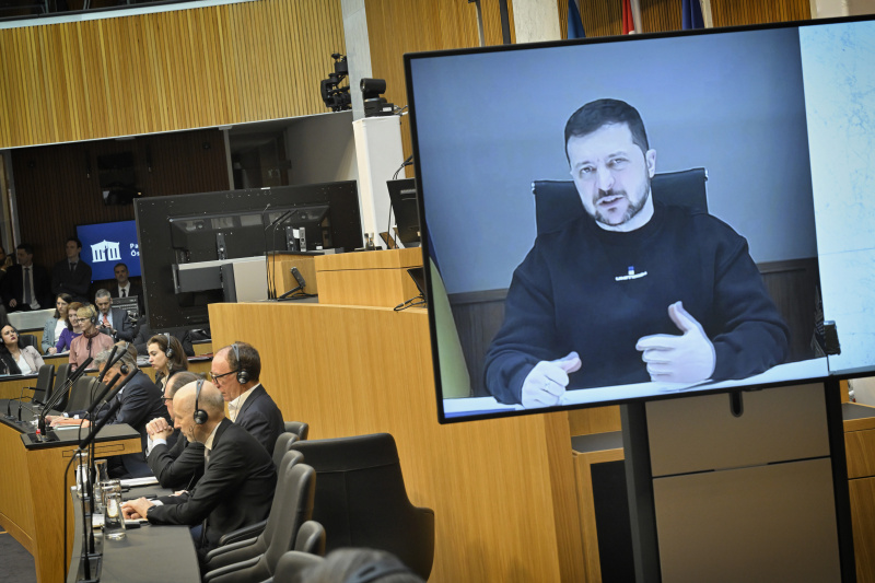 Videoansprache des ukrainischen Präsidenten Wolodymyr Selenskyj