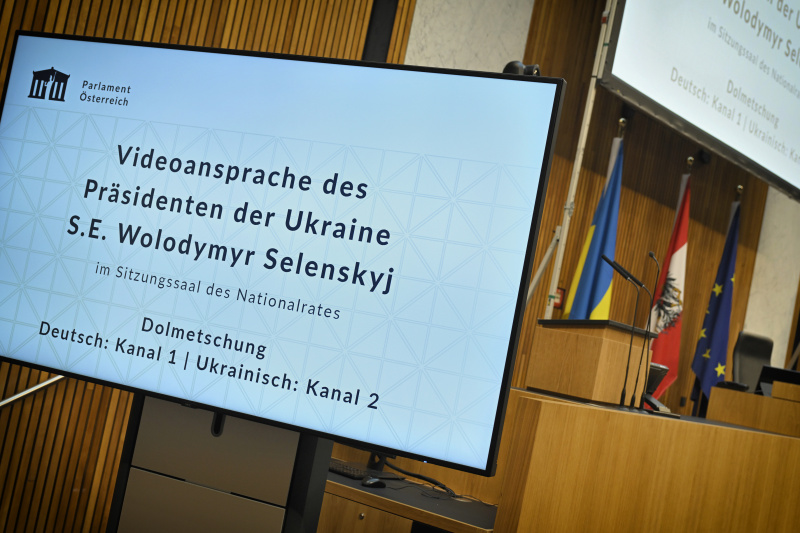 Nationalratssaal vor der Veranstaltung