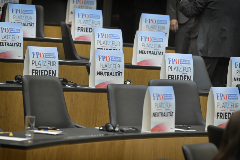 Aktion der Nationalratsabgeordneten der FPÖ